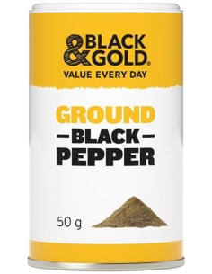 Black & Gold Ground Black Pepper 50g x 1
